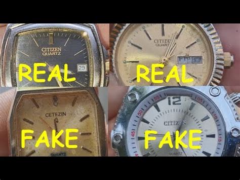 how to tell a fake citizen watch|genuine citizen watch.